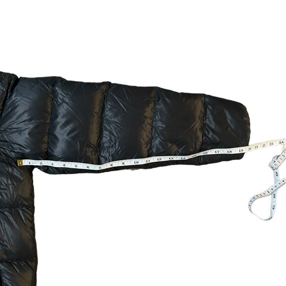 NWT Nike Sportswear Down Puffer Jacket 700 Fill Black Hooded Womens XL - Picture 6 of 9